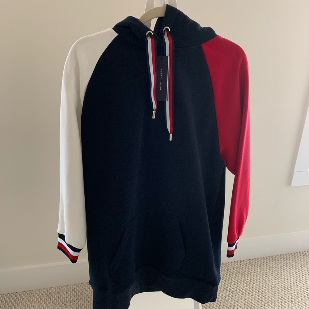 Tommy Hilfiger Color Block Hoodie/ New with tag